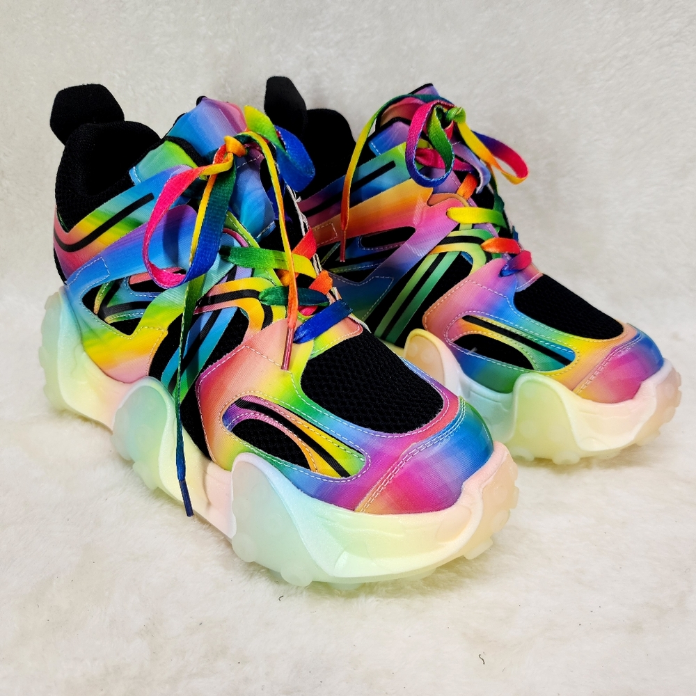 Multi Color Carambola 03 Sneaker Wedges By Anthony Wang
